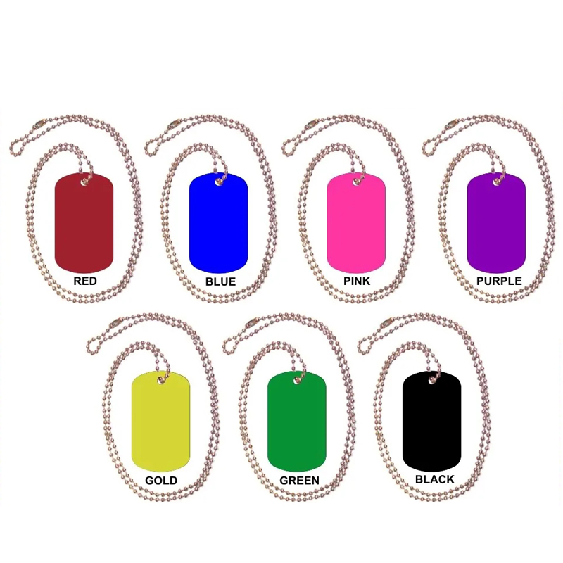 Anodized Aluminum Dog Tag 2