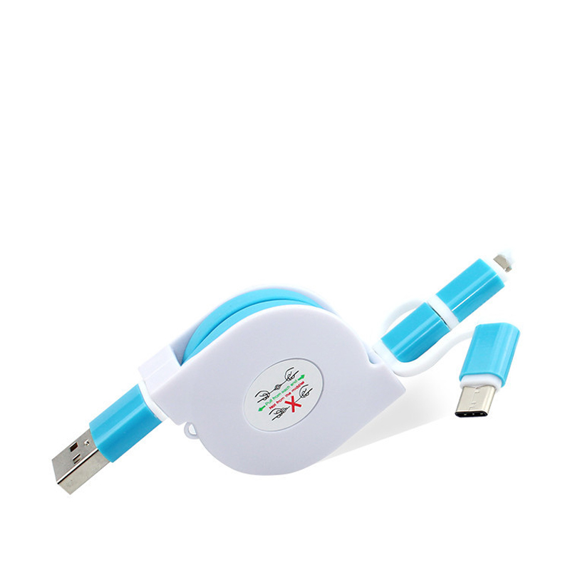 3 In 1 Retractable Multi 2.4A Fast Charging Cable 6