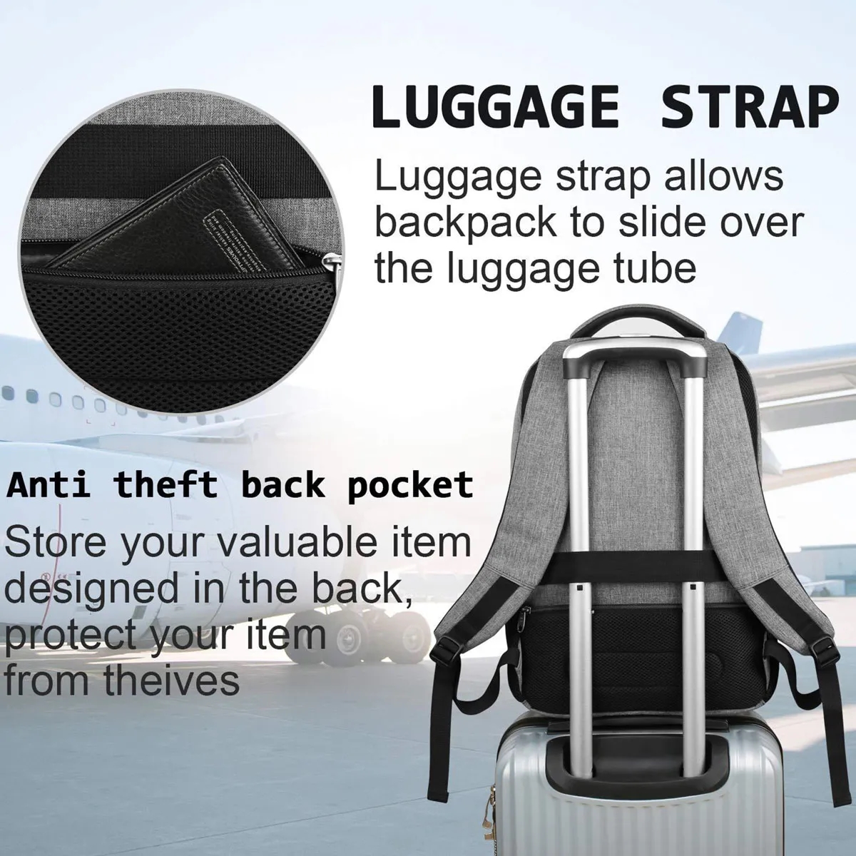 Travel Laptop Backpack 6
