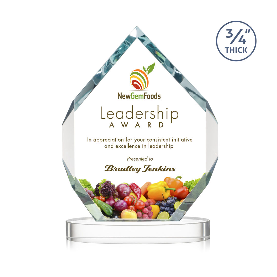 Royal Diamond VividPrint™ Award on Alberton Base - Starfire 3