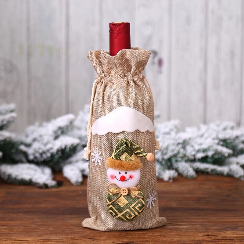 Christmas Wine Bottle Cover 2