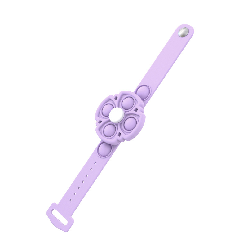 Stress Relief Pop Wristband Fidget Sensory Hand Finger Press Silicone Toy 8