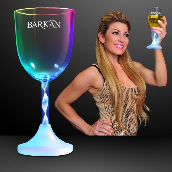 Spiral stem cocktail glasses - wine 1