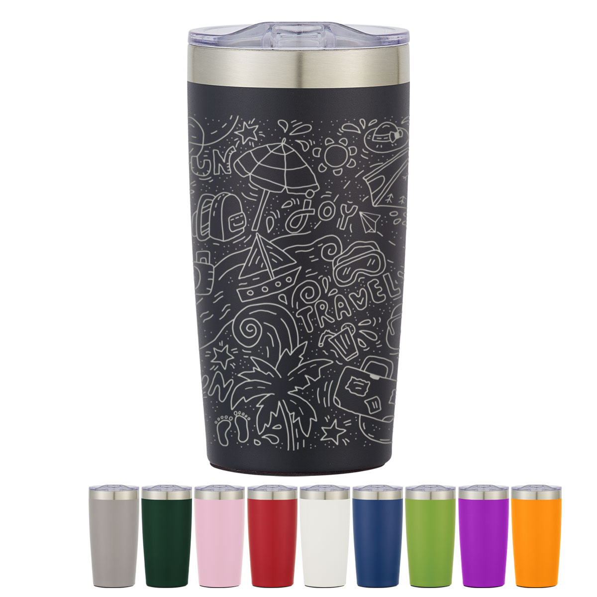 20 Oz. Full Laser Two-Tone Himalayan Tumbler 3