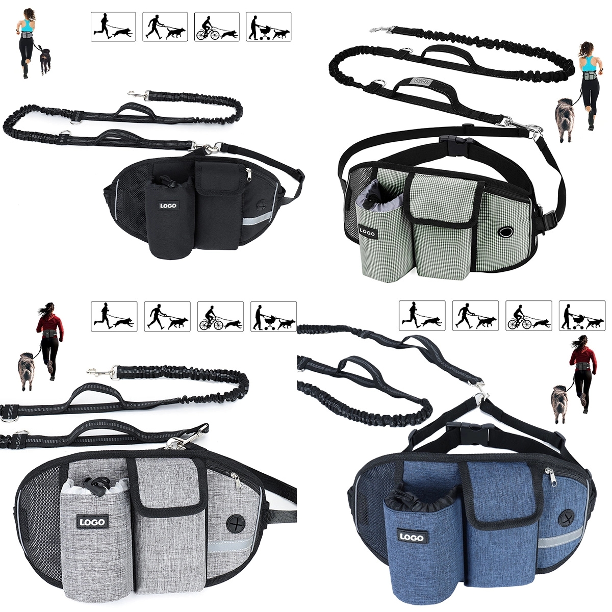 Outdoor Pet Belt Bag With Leash 4