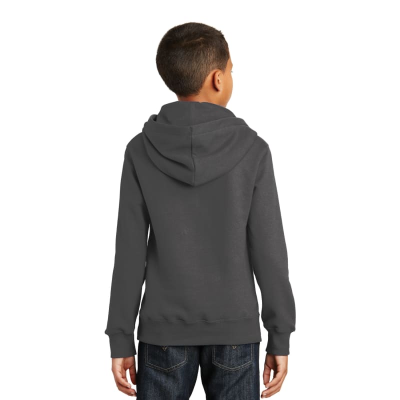 Port & Company Youth Fan Favorite Fleece Pullover Hooded Sweatshirt. 12