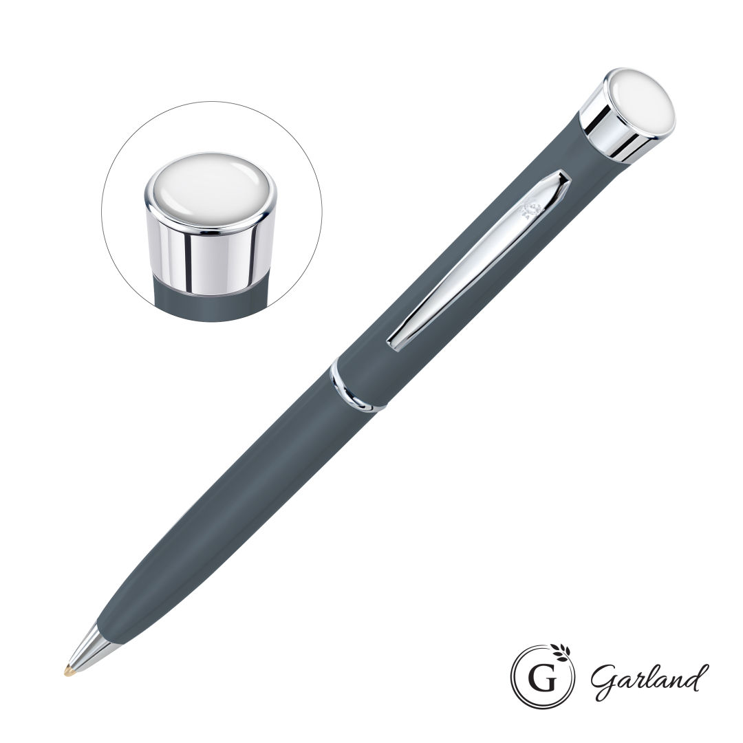 Garland® Color Matte Custom Twist Pen - Chrome 12