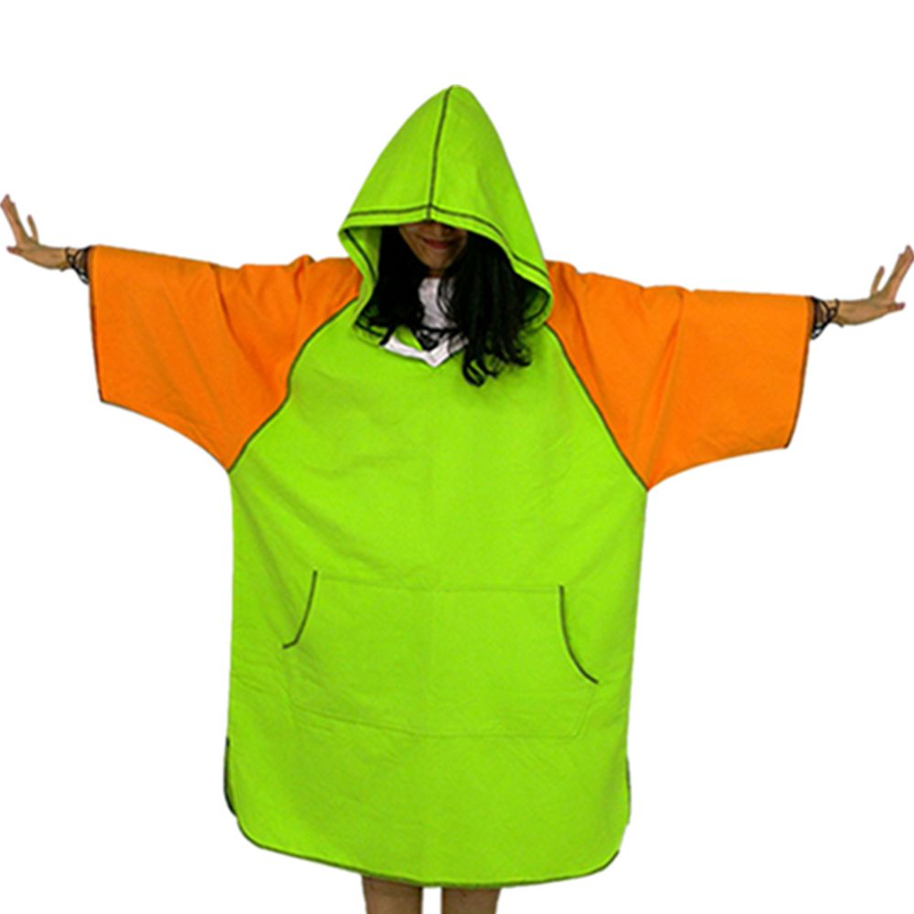 Beach Hooded Towel Changing Bath Robe 2