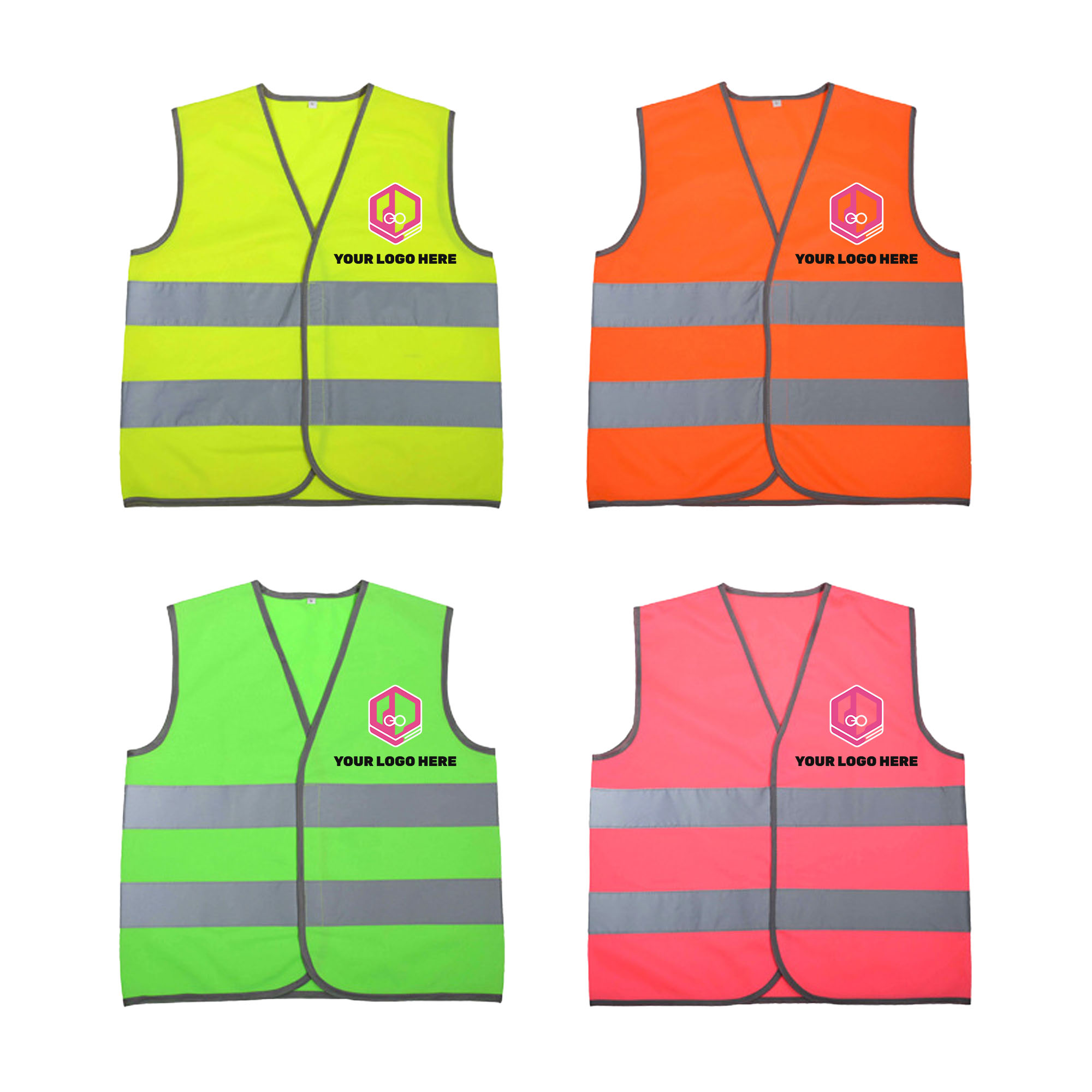 Reflective Branded Child Safety Vest 1