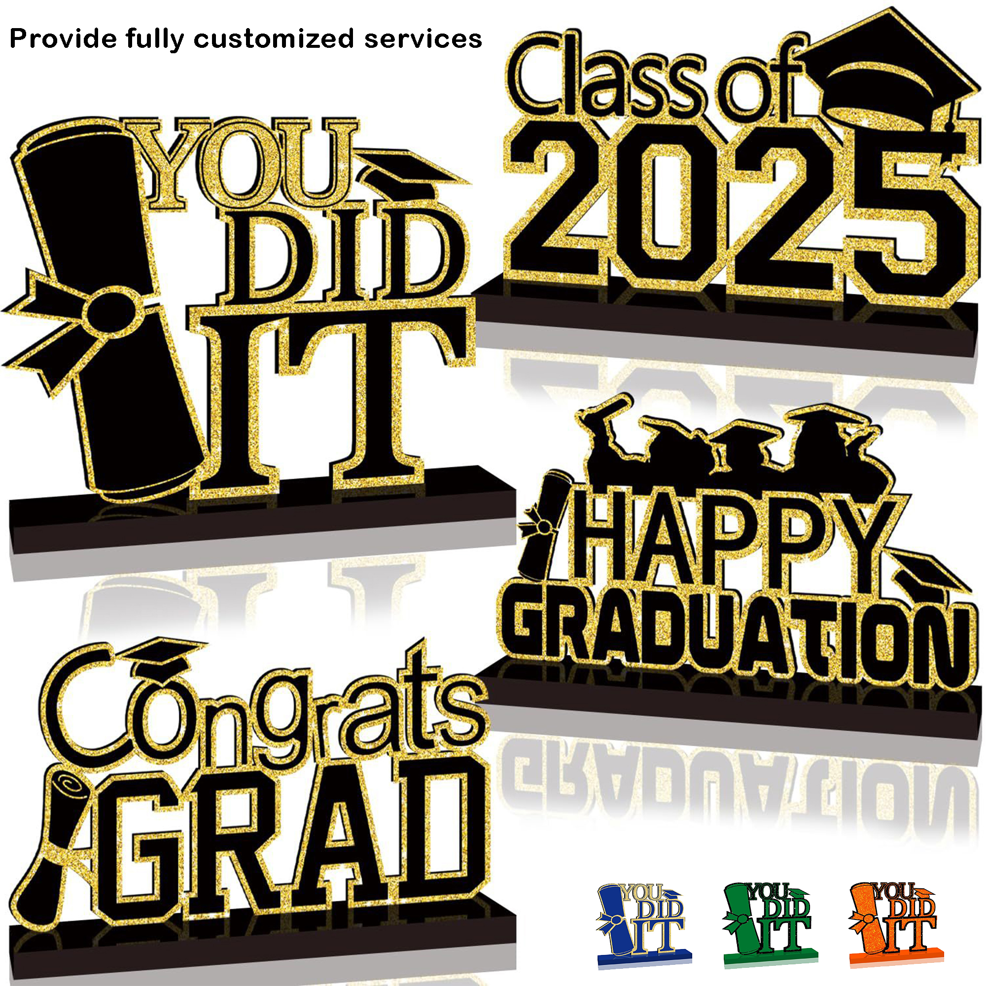 Custom 2025 Graduation Tabletop Sign 8
