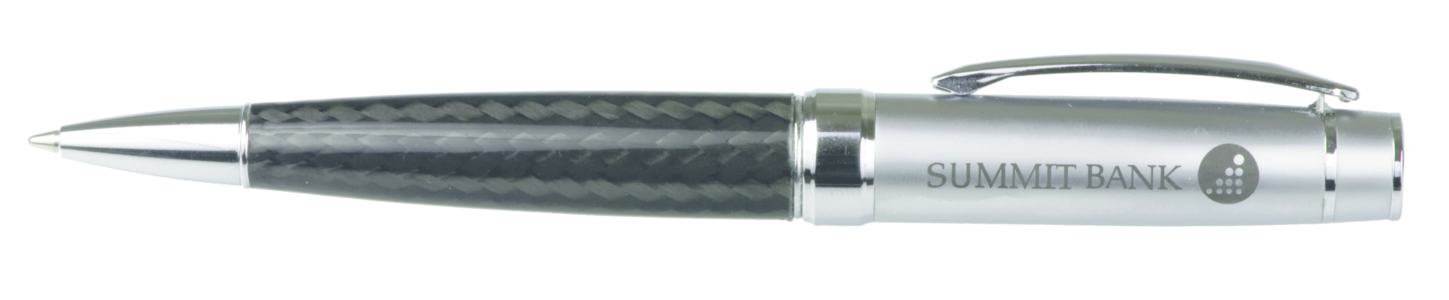 Ionyxx Twist Action Ballpoint Pen with Carbon Fiber Body
