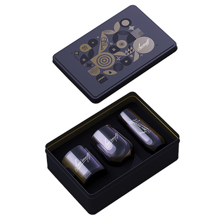 Asobu Metallic Set w/Iridescent Glass Coffee Mug