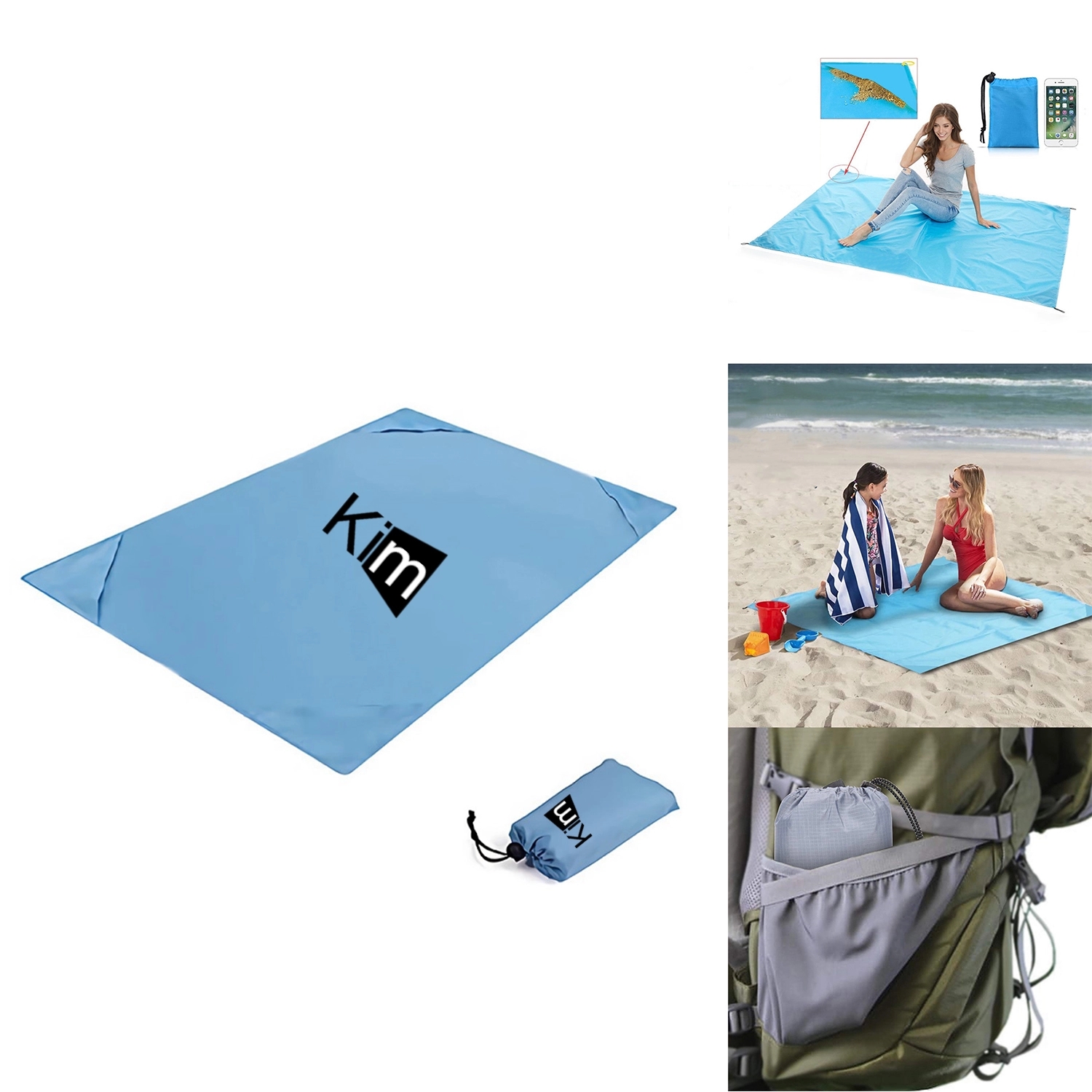 Pocket Blanket Picnic Sand Proof Large 3