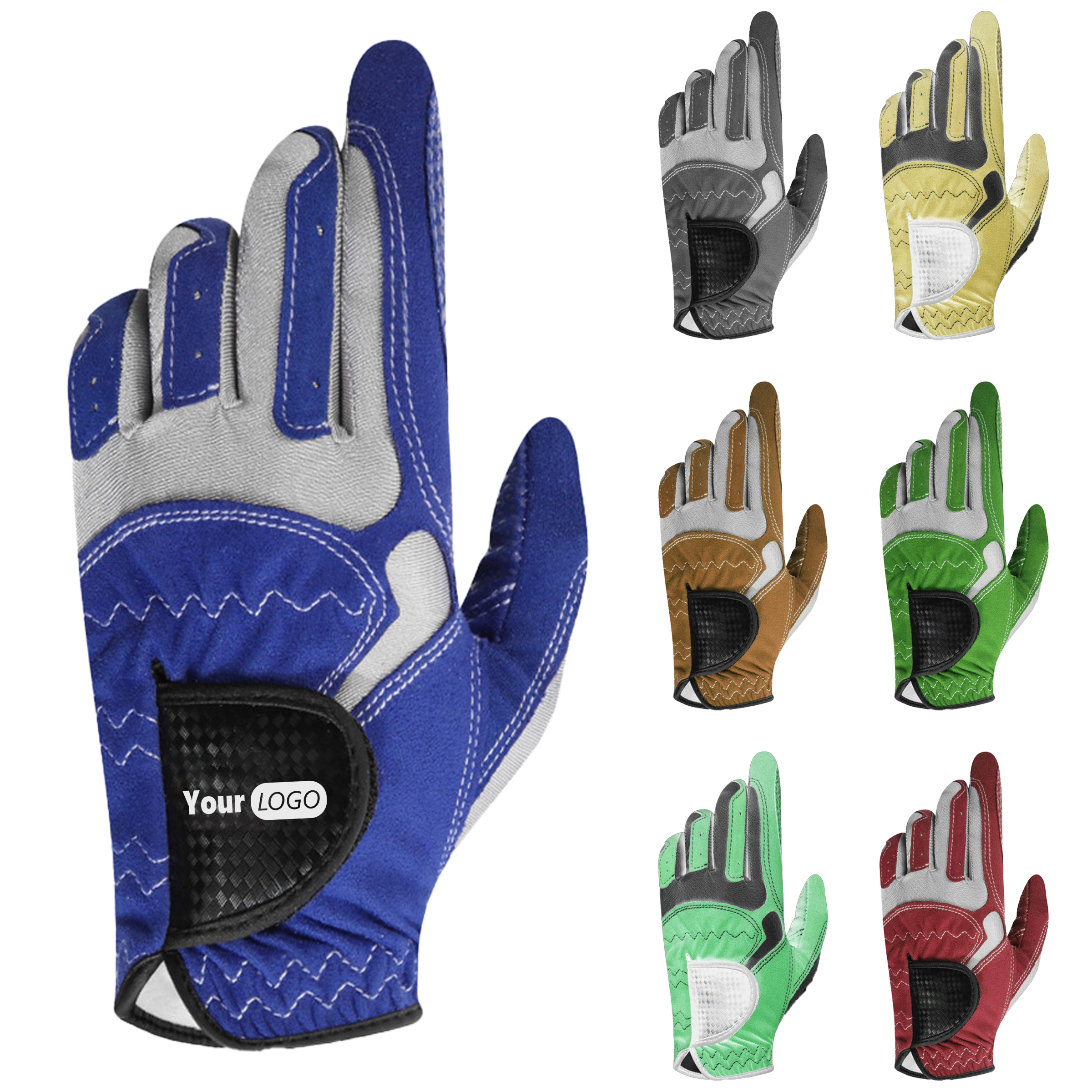 Microfiber Cloth Logo-Ready Golf Gloves for Performance 3
