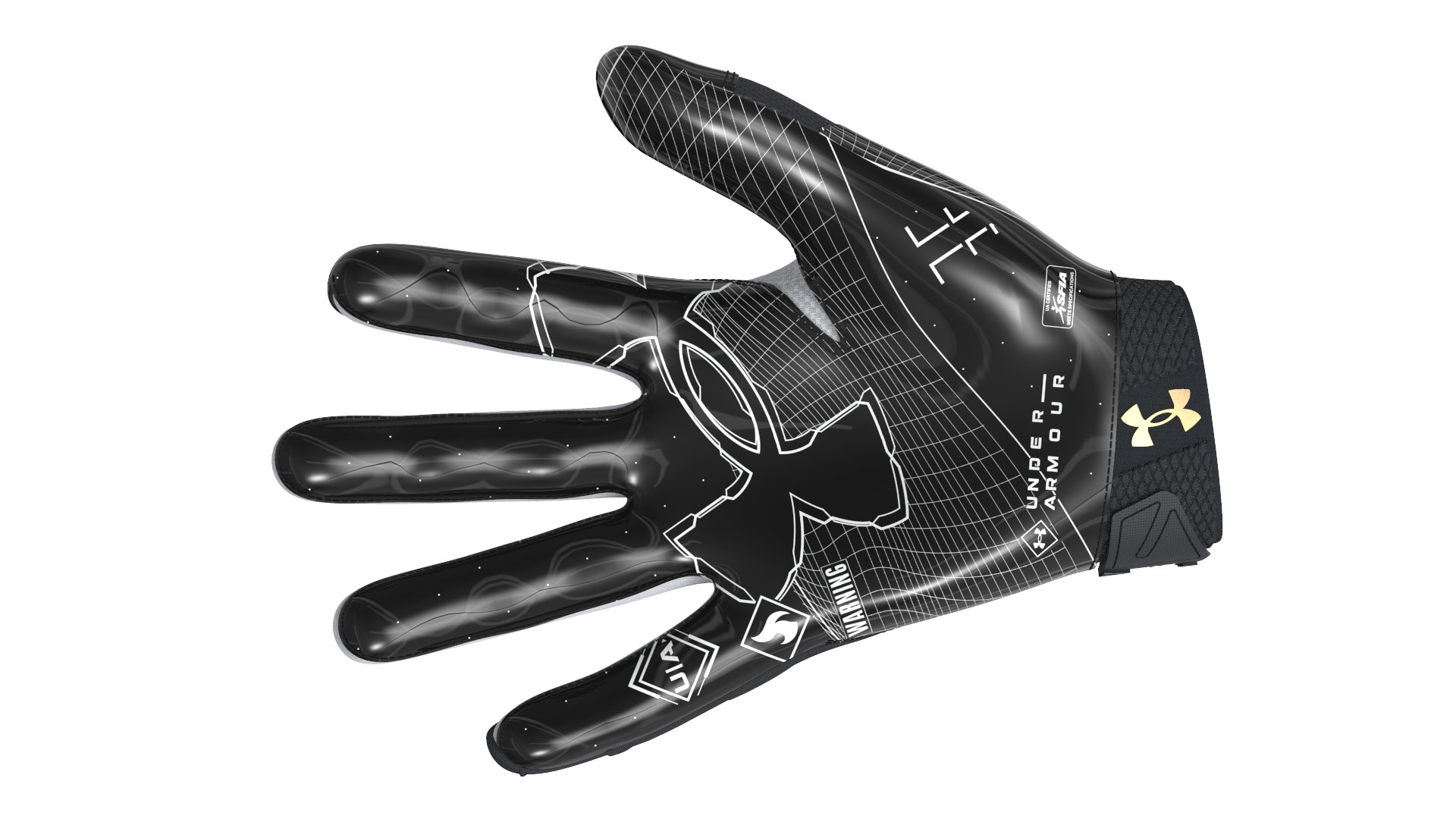 Women's UA Blur Football Gloves 2