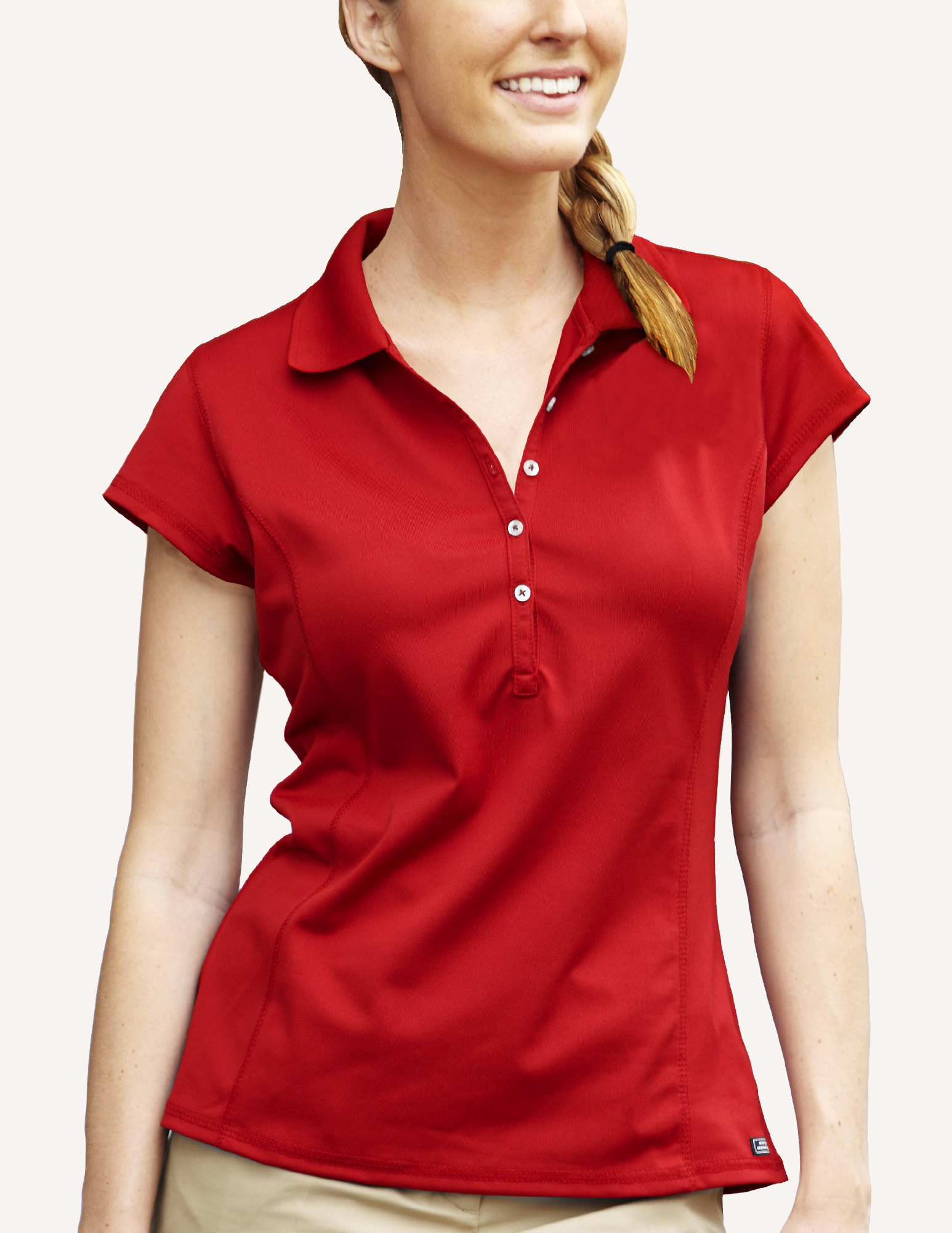 Ladies' Galactic Micro Pique Solid Polo Shirt 4