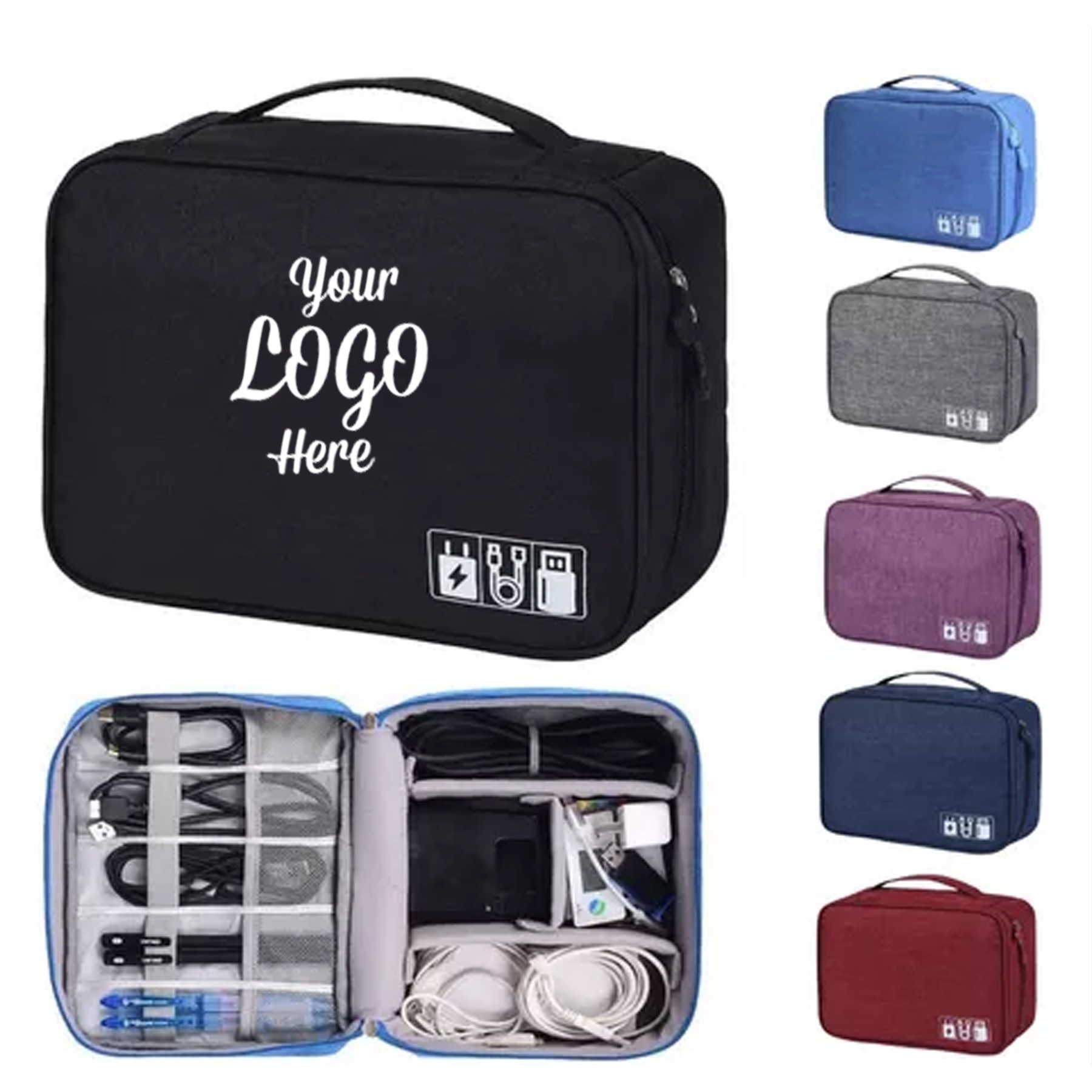Travel Cable Organiser Bag