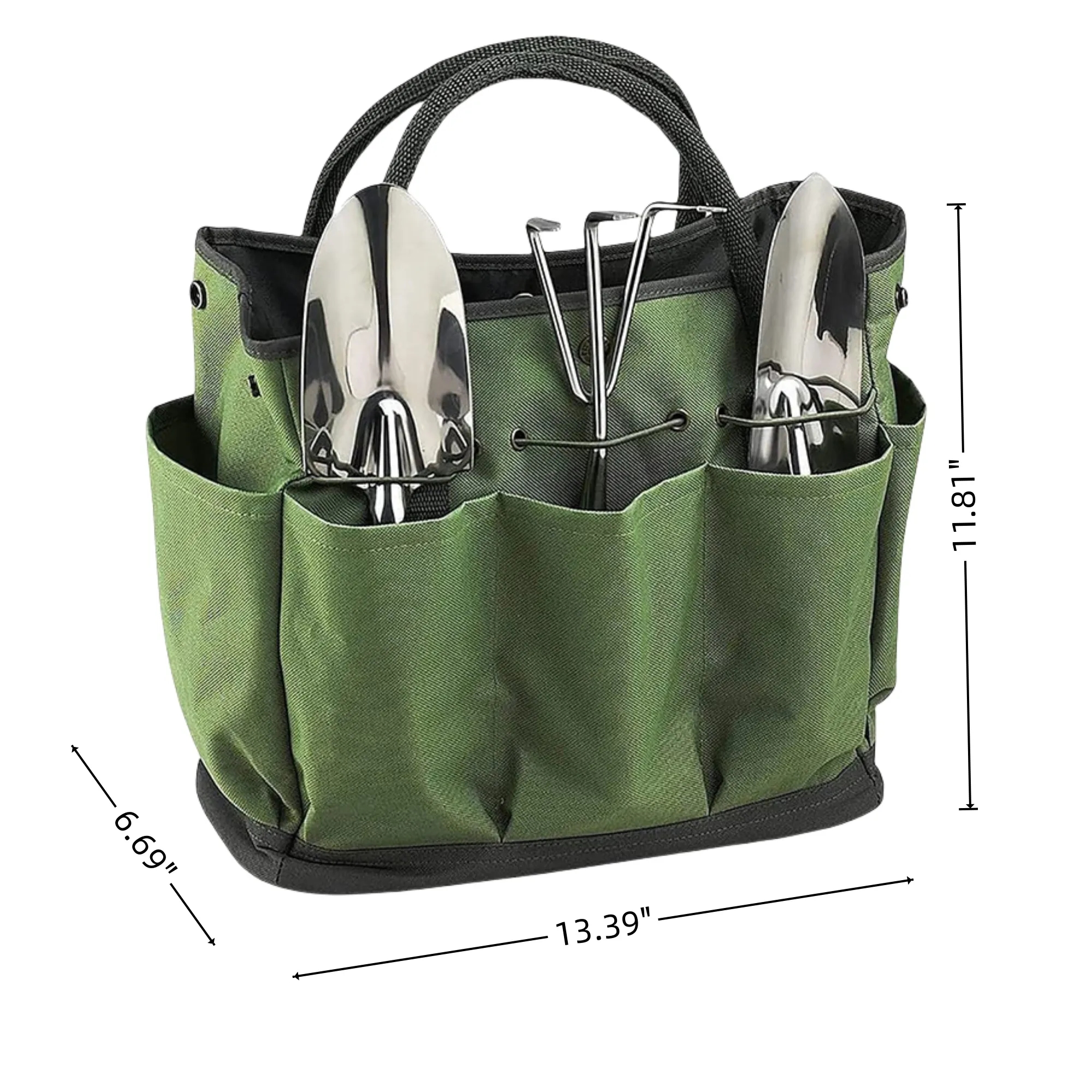 Garden Tote Tool Organizer Storage Bags, custom tote bag with logo imprint 2