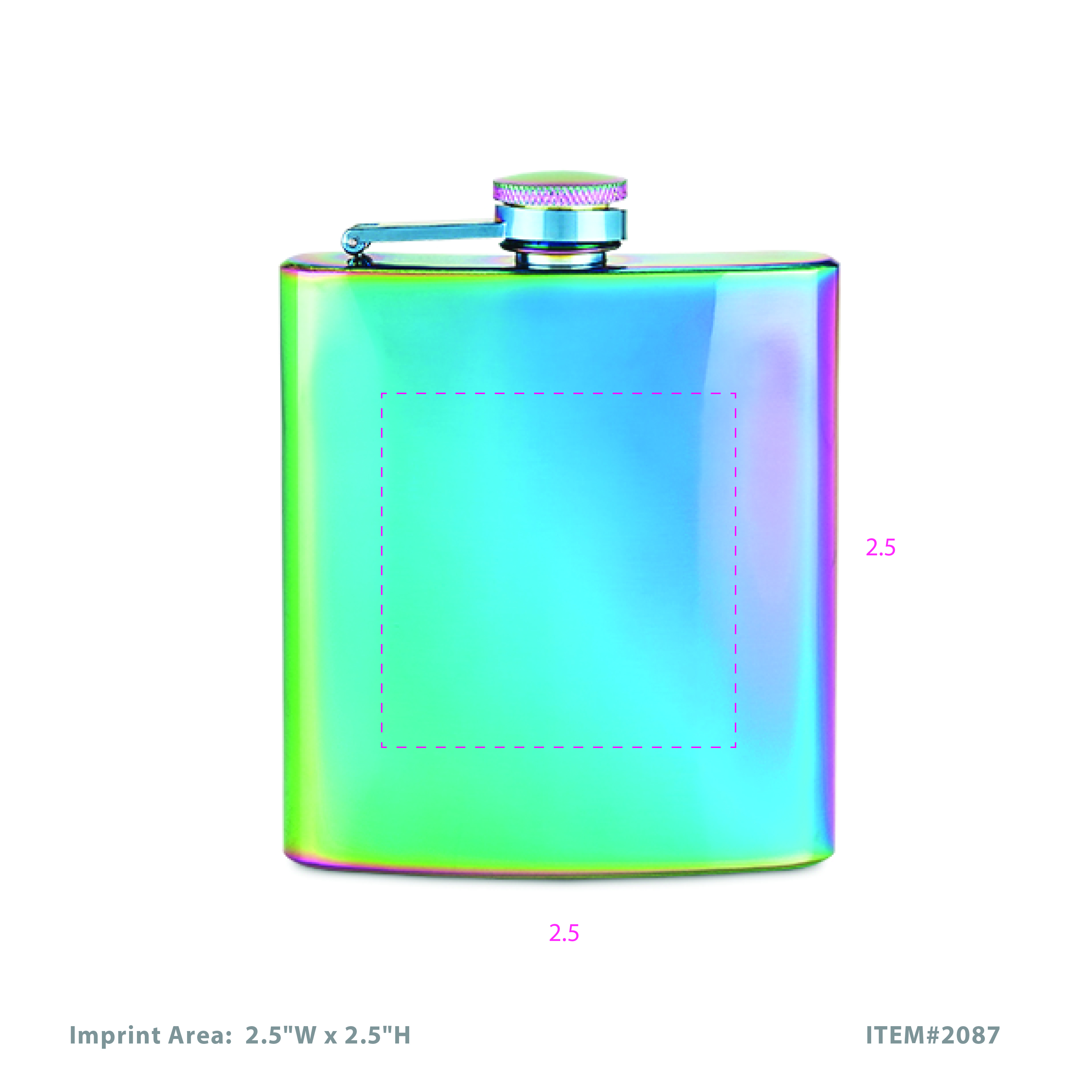 Blush® Mirage Stainless Steel Flask 1