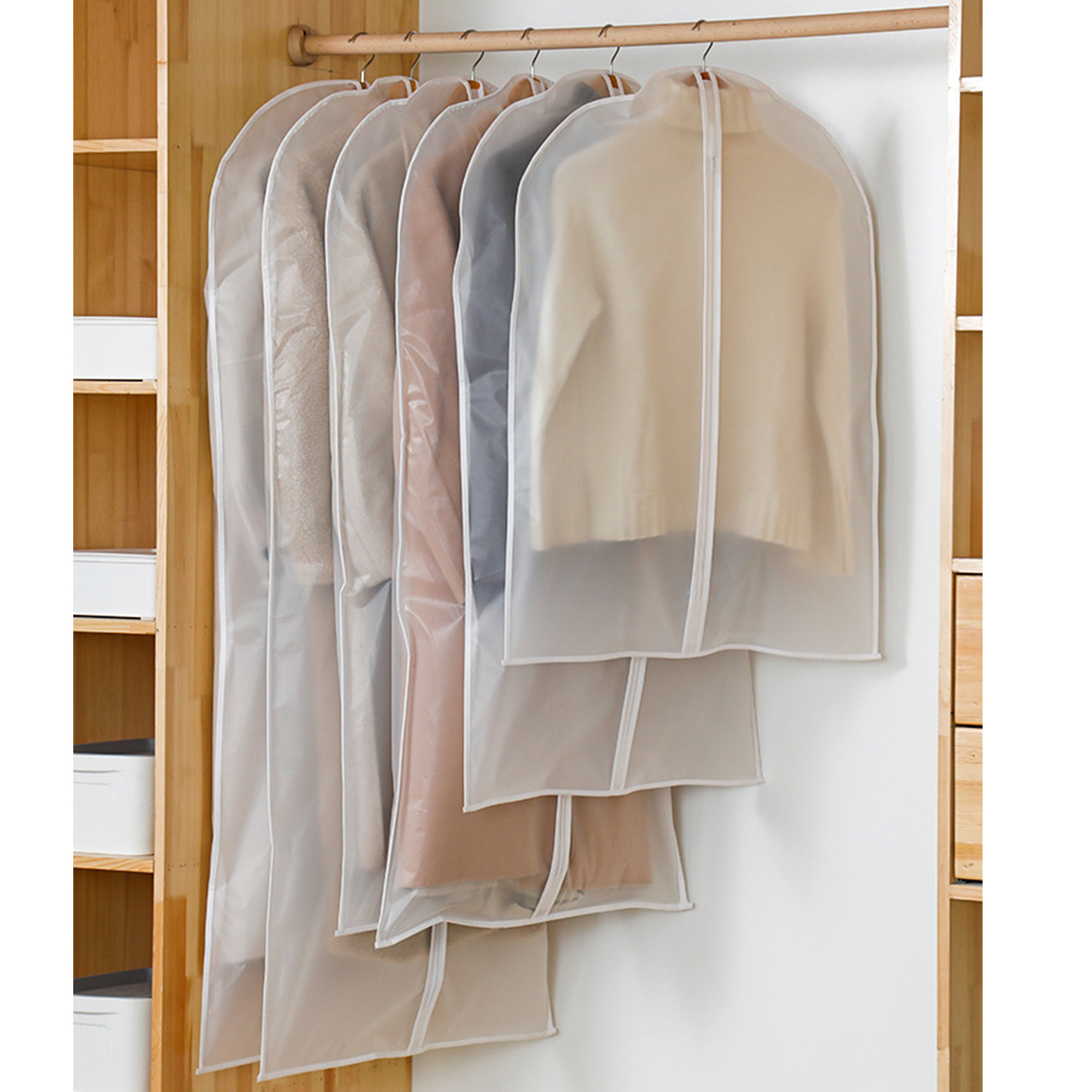 Washable Clear Garment Bag for Storage and Travel 3