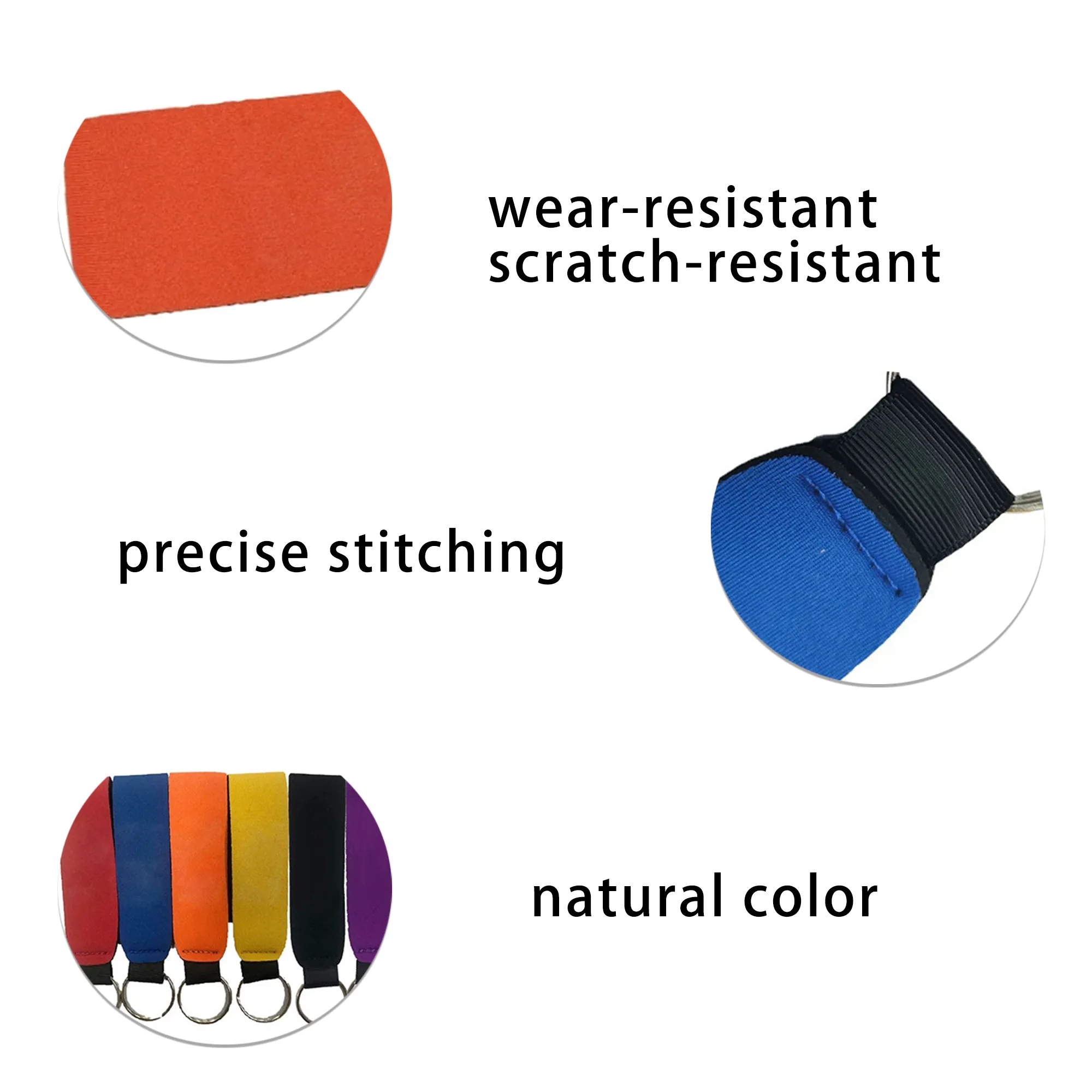Floating Neoprene Wristband Keychain 5