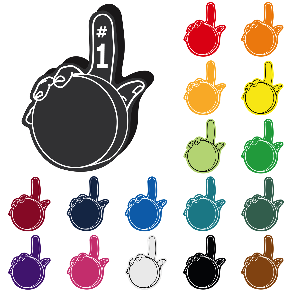 Foam Hockey Puck Hand 29