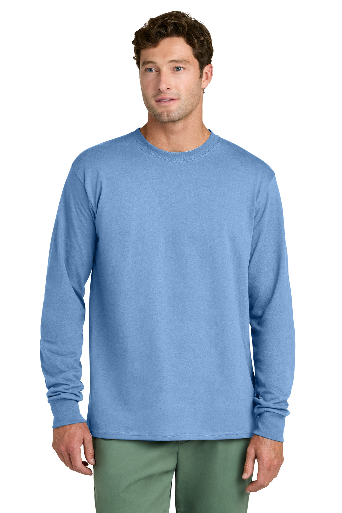 Port & Co Long Sleeve Core Cotton Tee. PC54LS 378