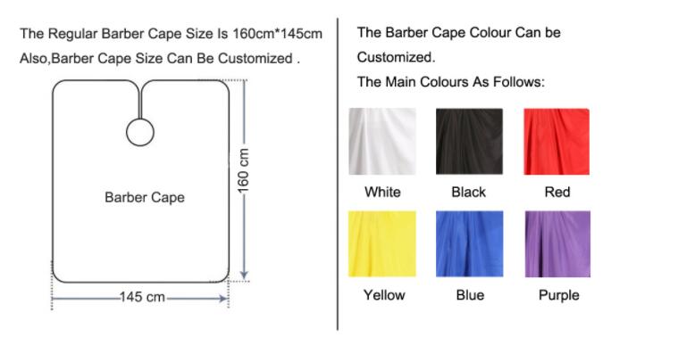 Waterproof Nylon Hairdresser Custom Barber Salon Cape 2