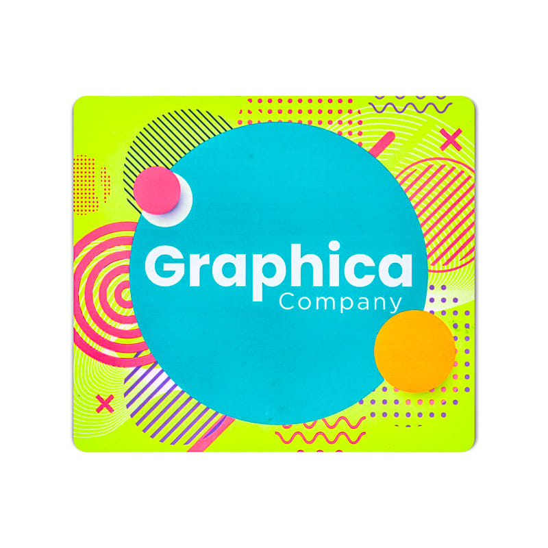 Fluorescent Neon Custom Printed Medium Mouse Pads 7