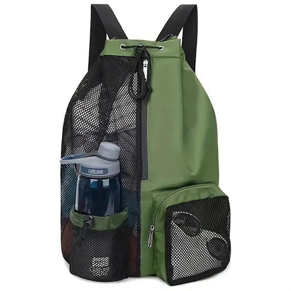 Breathable Quick-Dry Mesh Drawstring Backpack 11