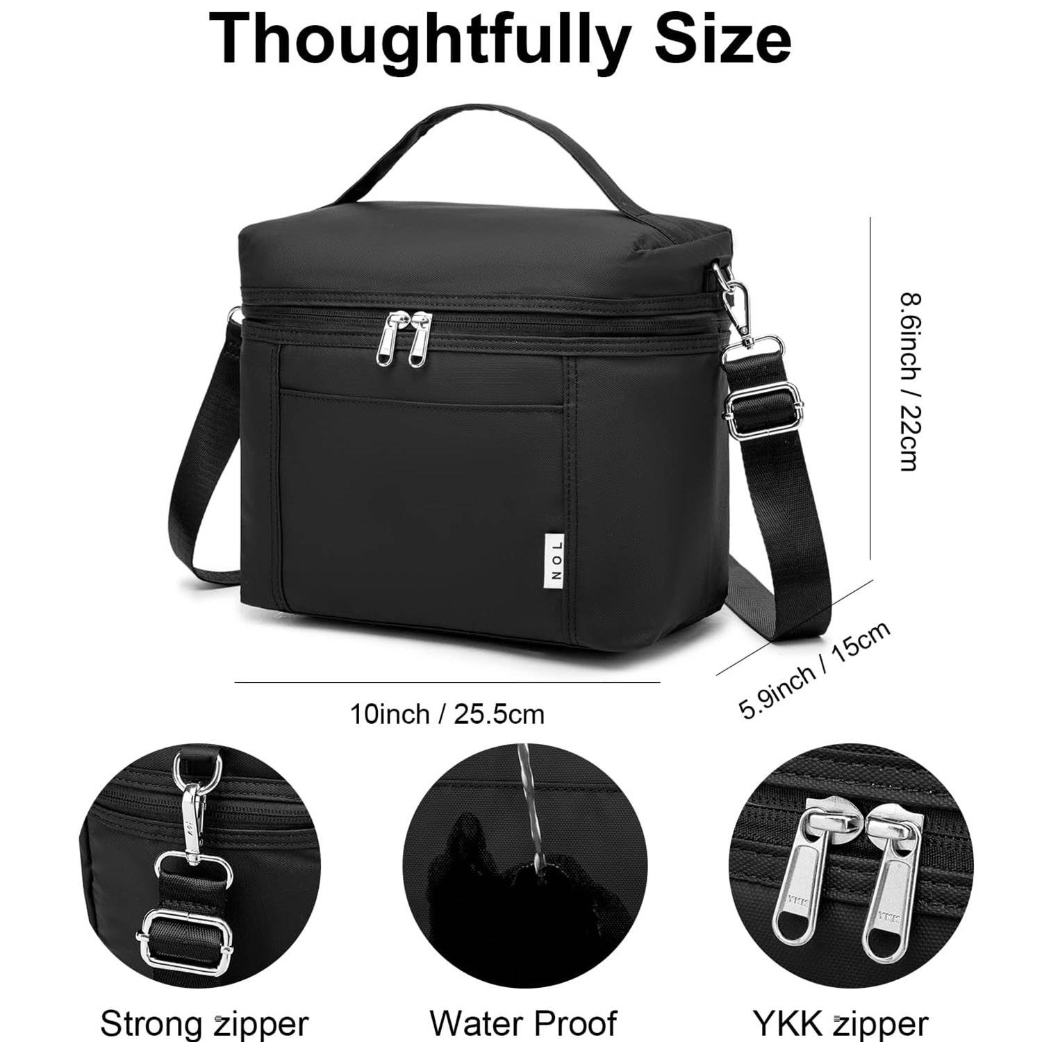 Reusable Lunch Bags for Adults Lightweight Waterproof 5