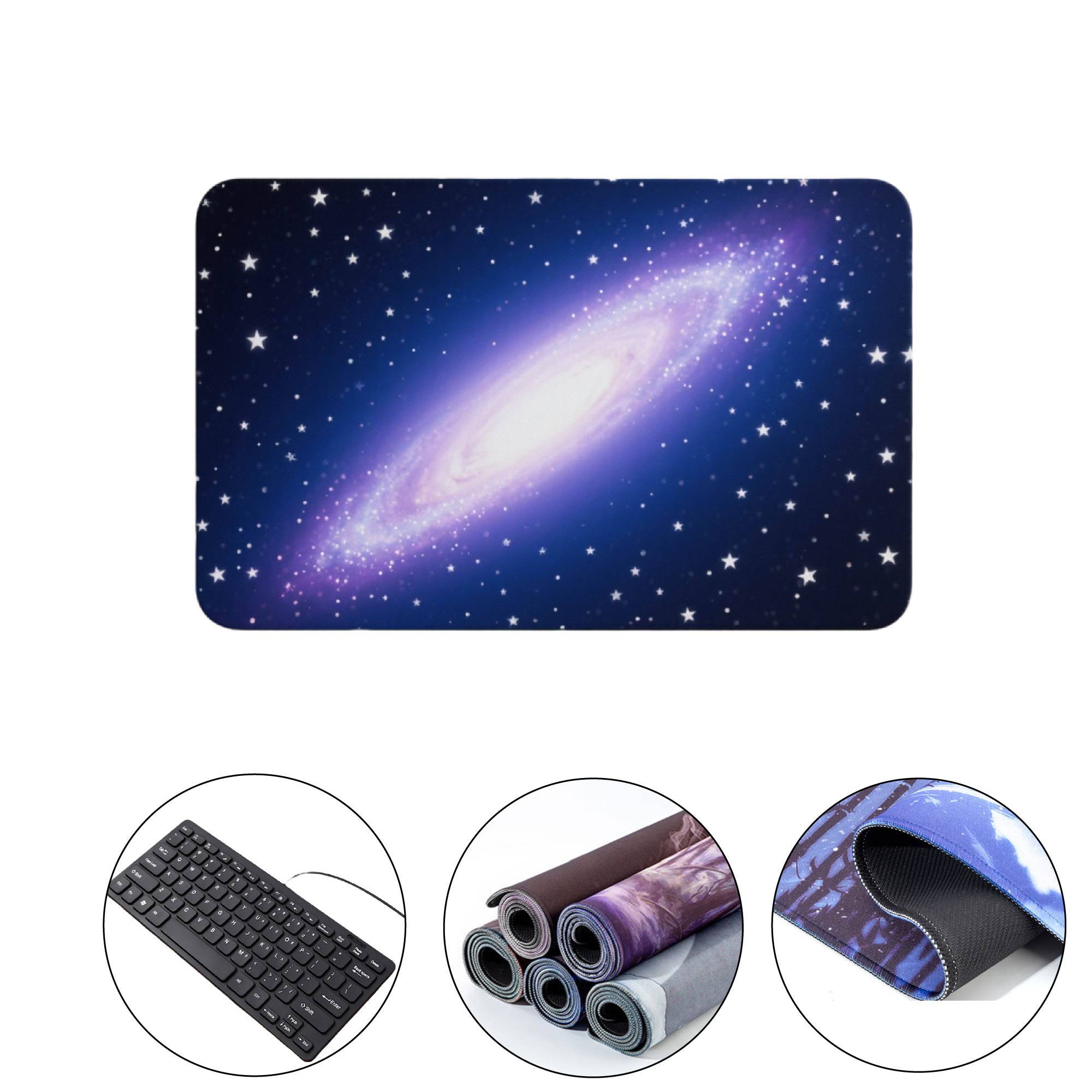 MOQ 10 pcs Rubber Anti-Slip Mouse Pad 1
