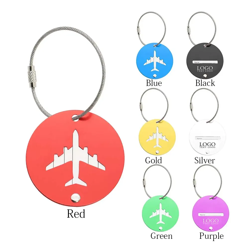 Aircraft Aluminum Alloy Luggage Tags 3