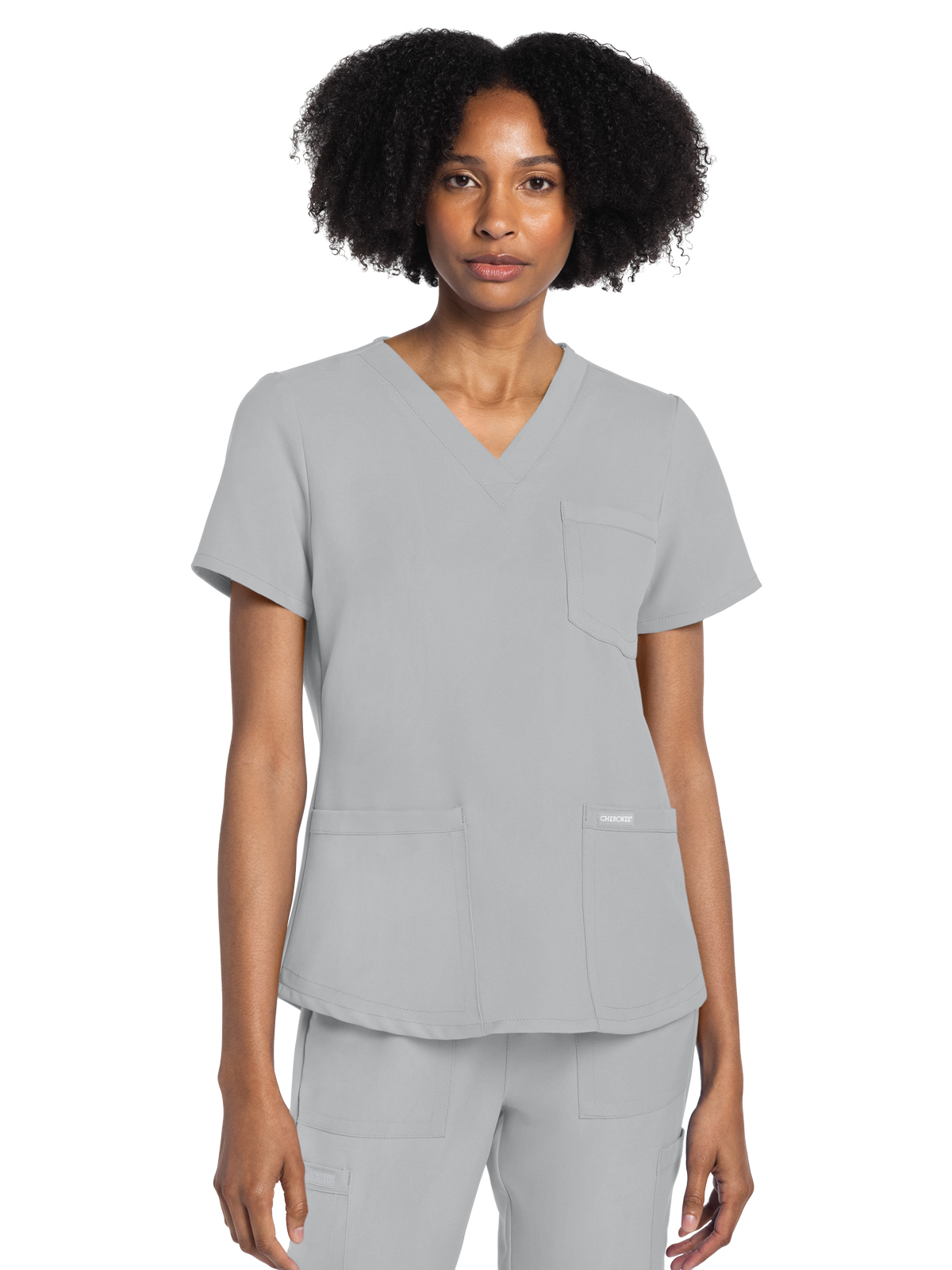 Cherokee - WW Originals Ultra - Women's 3-Pocket V-Neck Top 6