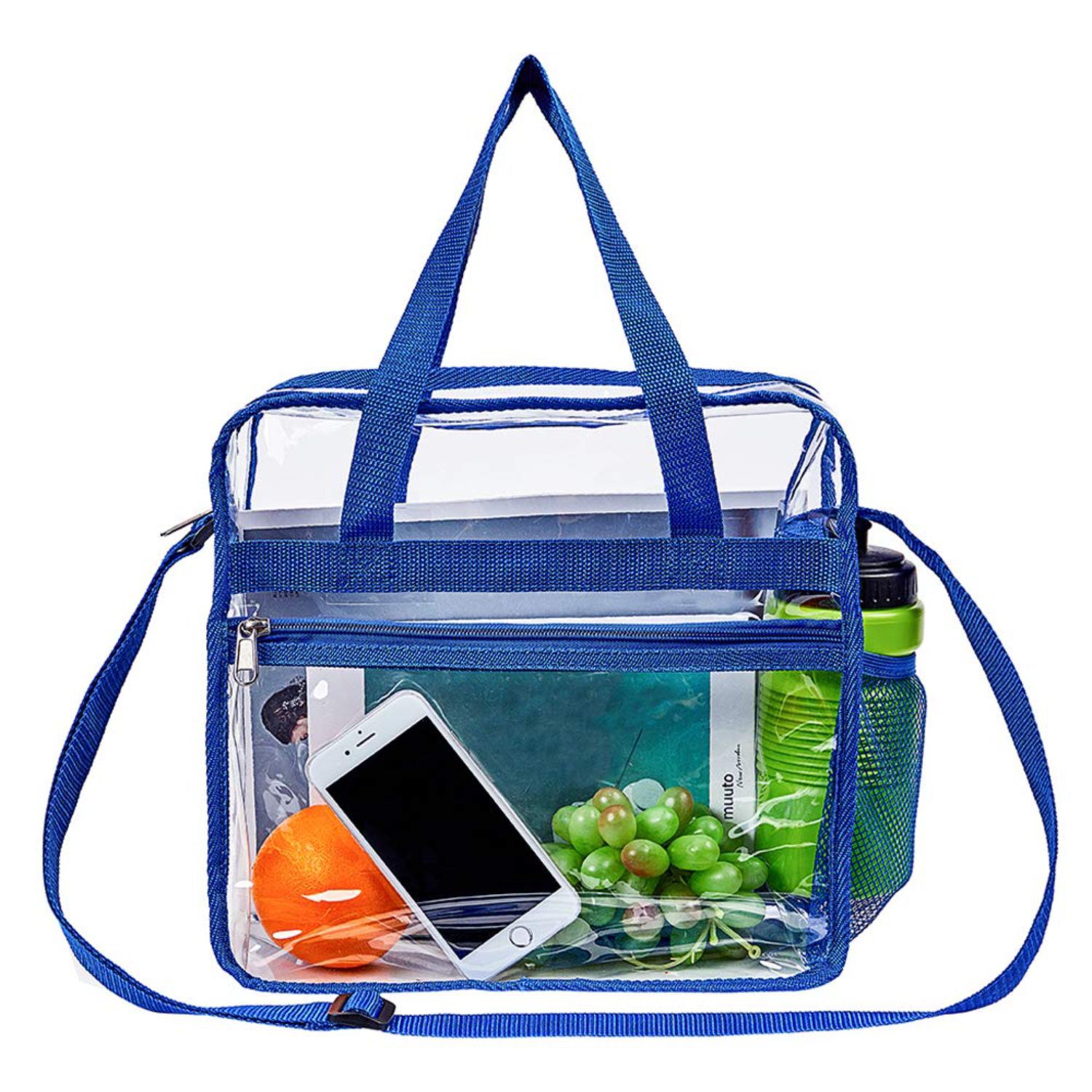 Large PVC Clear Waterproof Travel Shopping Storage Tote Bag 7