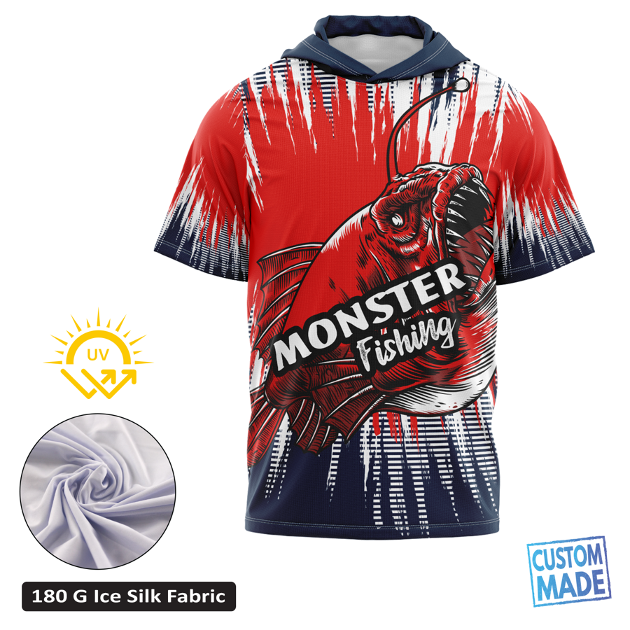Unisex & Kids' Sublimation 180G Ice-Silk Interlock UPF 50+ 3