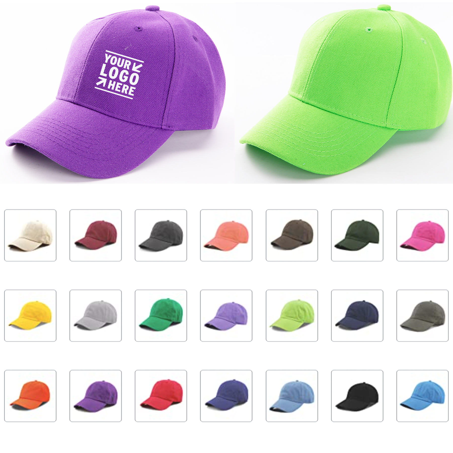 Embroidered Cotton Twill Cap 2
