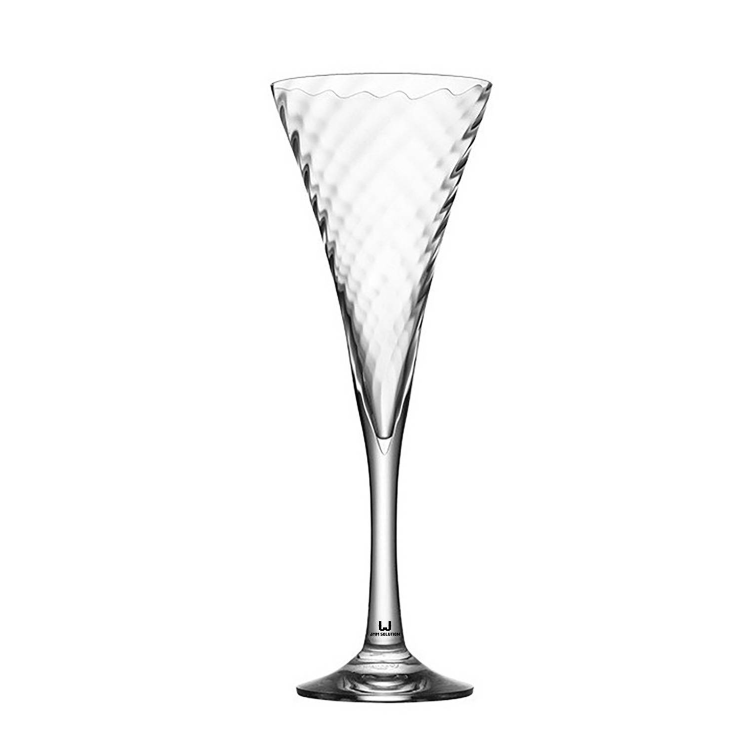 10 Oz Crystal Glass High-Leg Champagne Toasting Cup 1