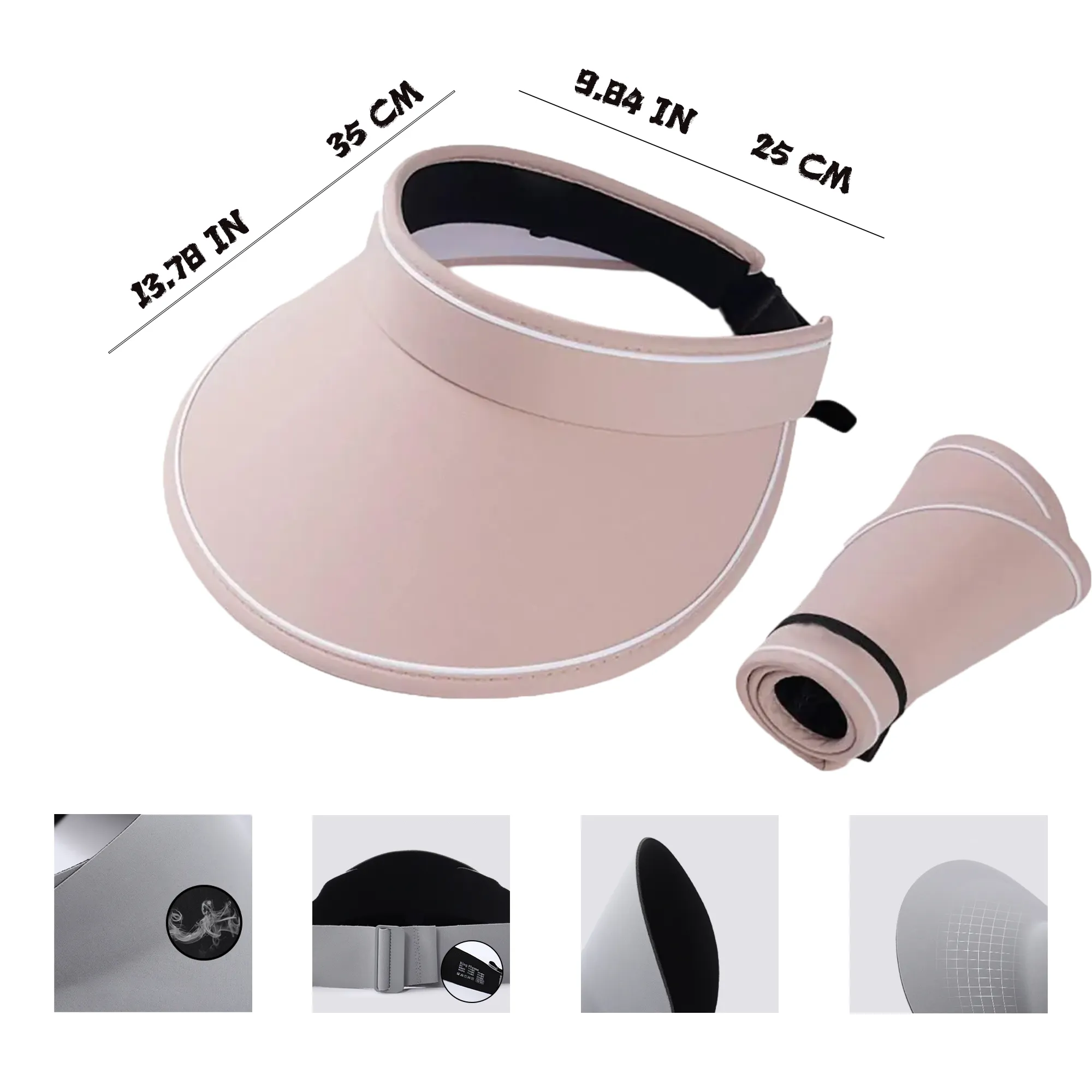Foldable Brimless Sun Hat 4