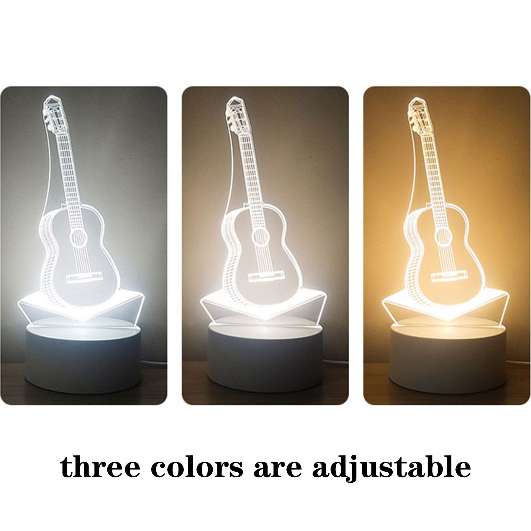 Personalized Custom Photo 3D Night LED Light Lamp Bases 3