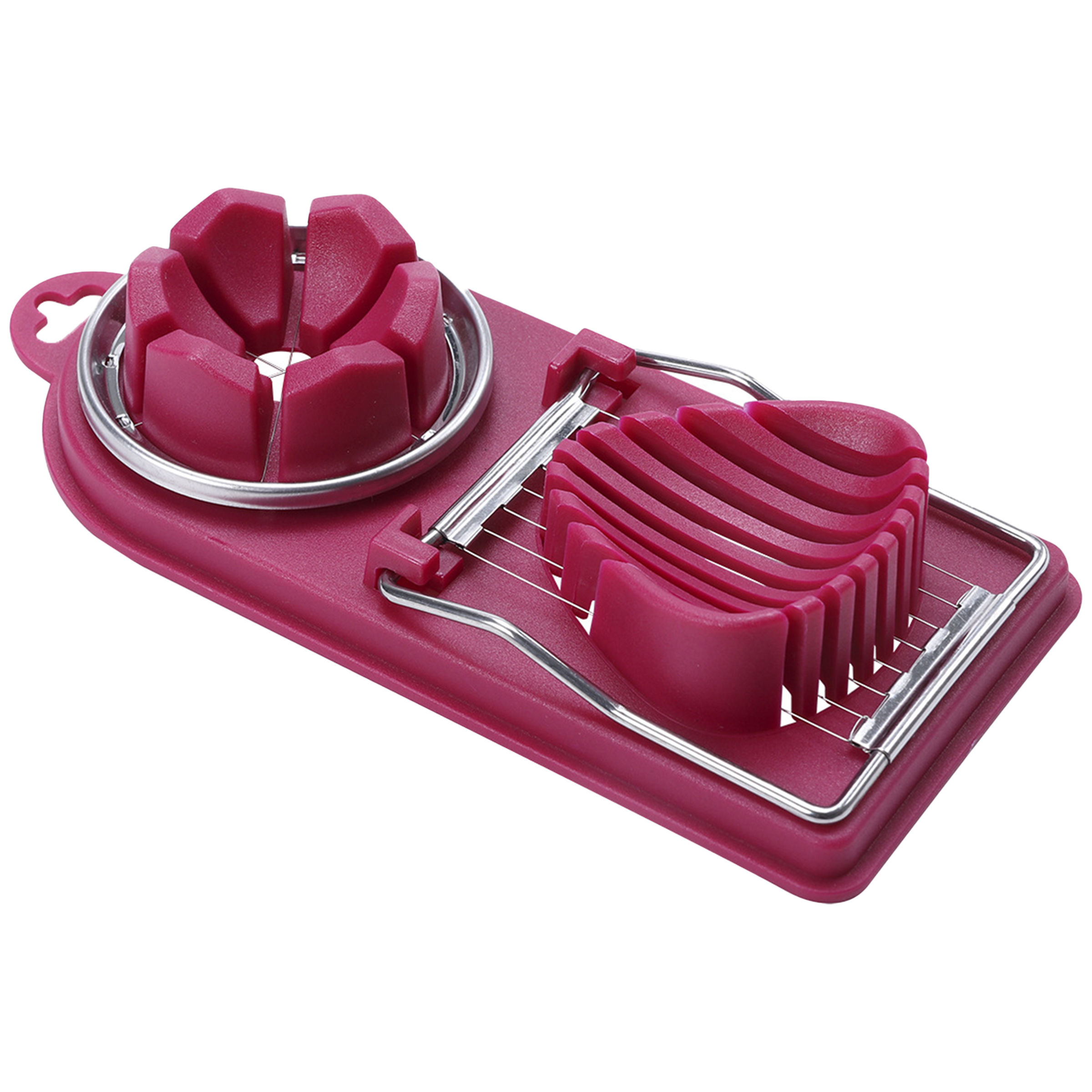 Stainless Steel 2-In-1 Multifunctional Egg Slicer 6