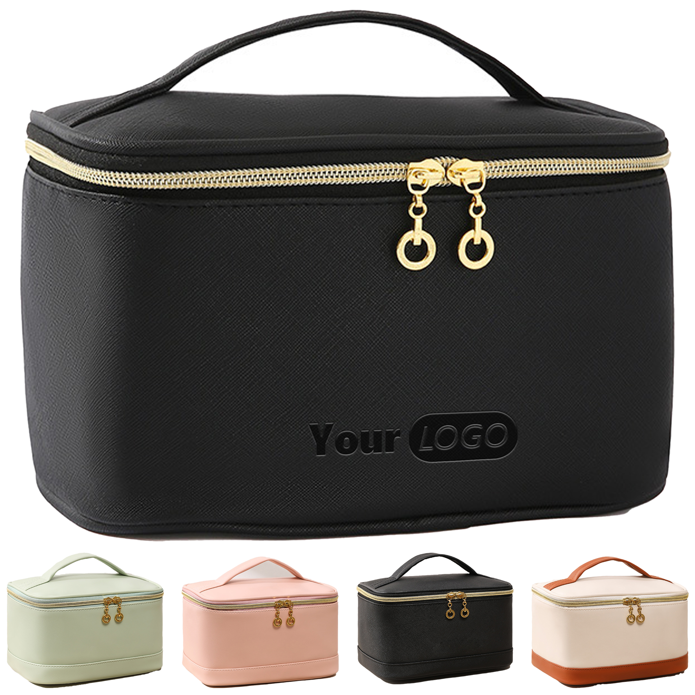 Pu Portable Square Makeup Bag 5