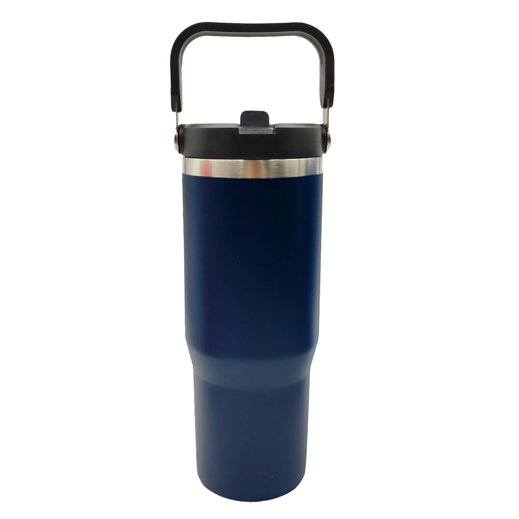 30oz. Stainless Steel Insulated Mug with Handle and Built-In 4