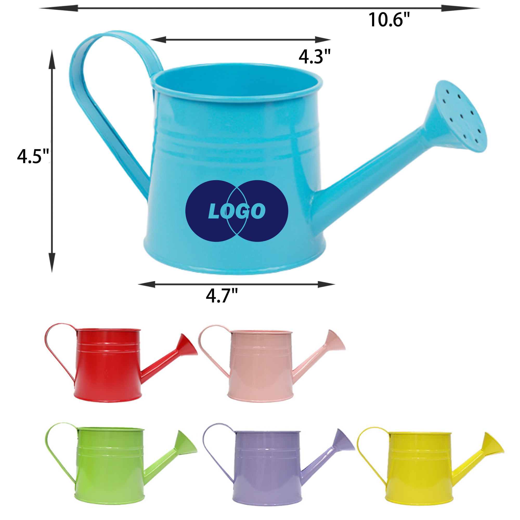 MOQ 50 PCS Sturdy Watering Can Flower Pot Ornament 3