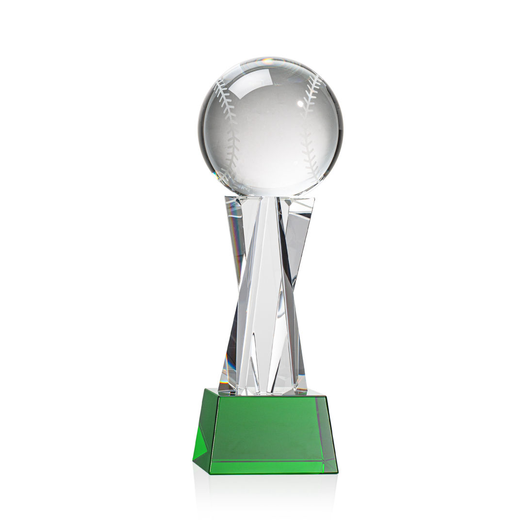 Baseball Award on Grafton Base - Green 5