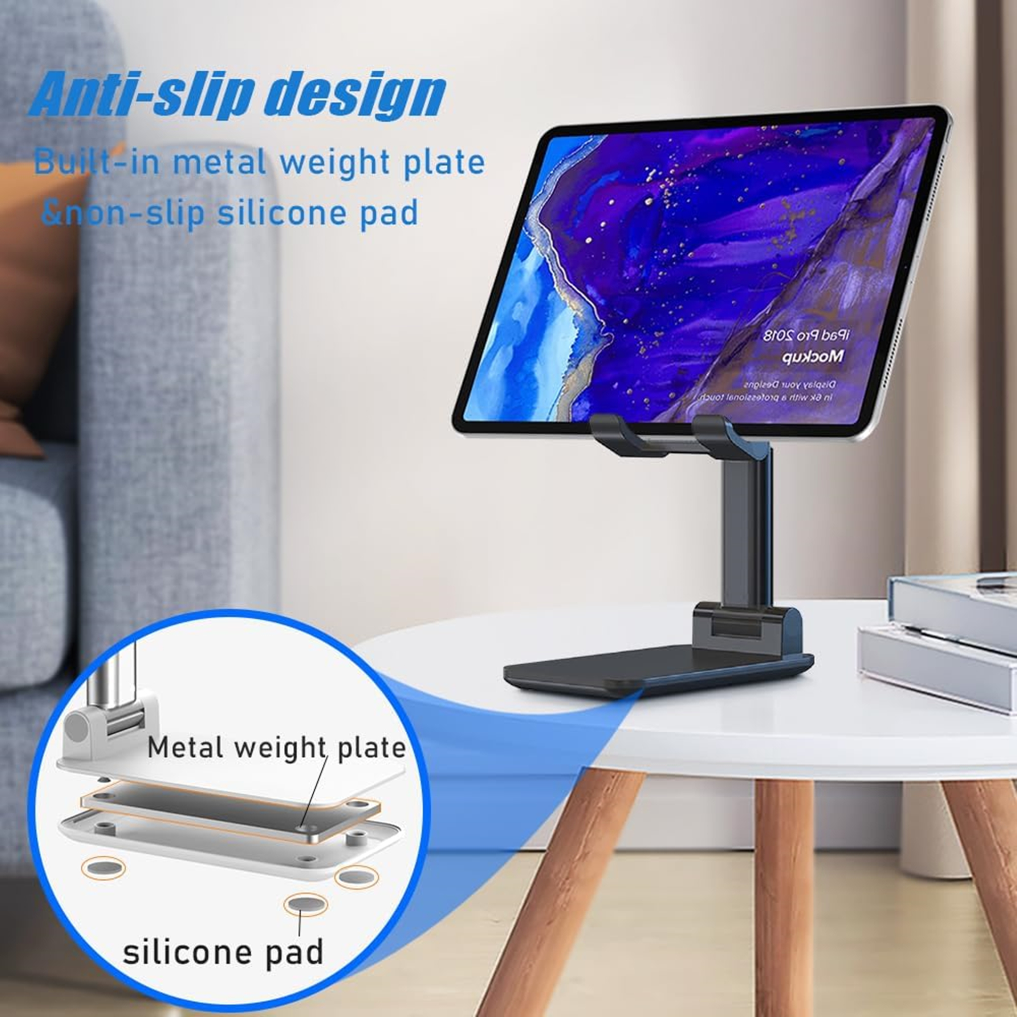 Cell Phone Holder With Silicon Pad 5