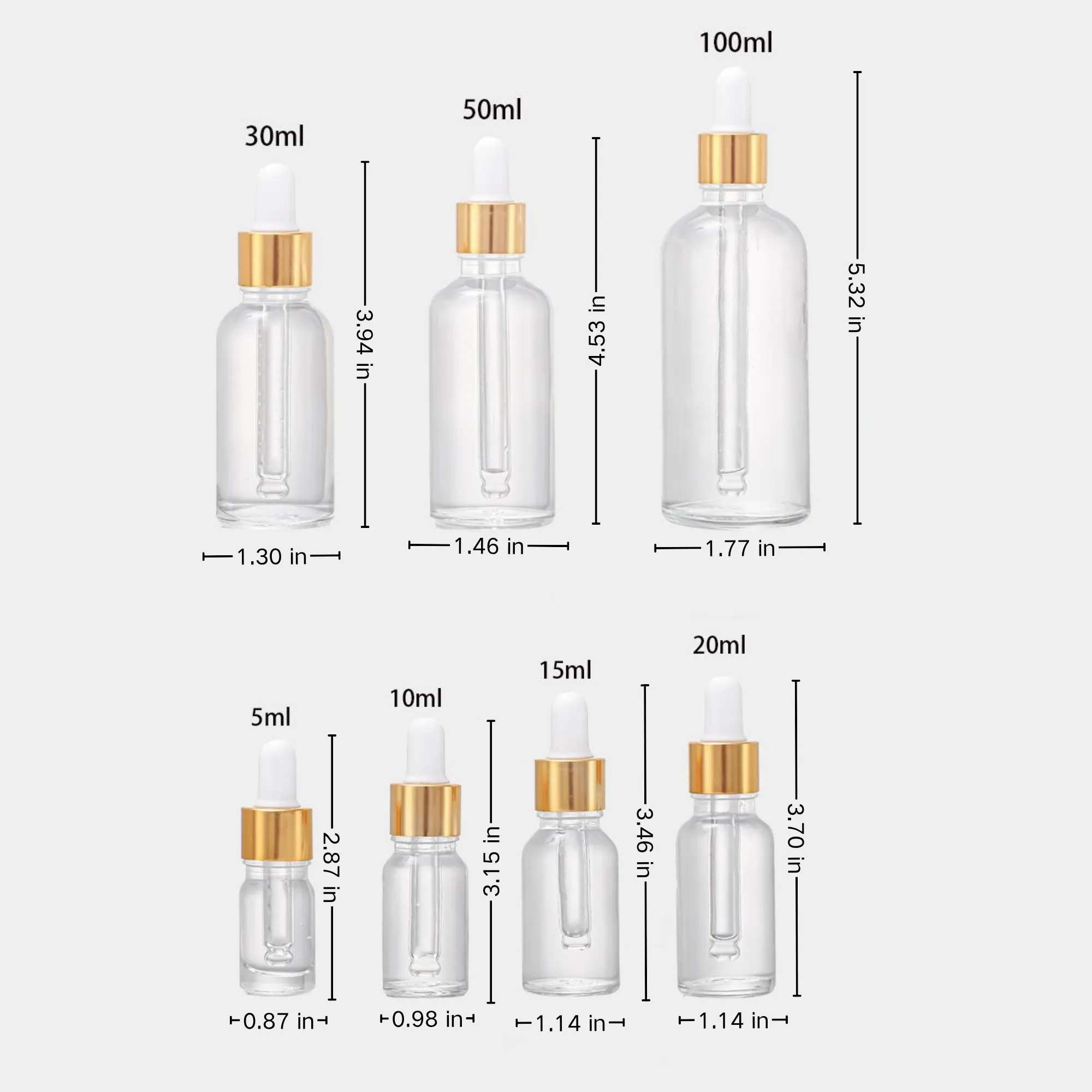 Dropper Essential Oil Glass Dispensing Bottle 4