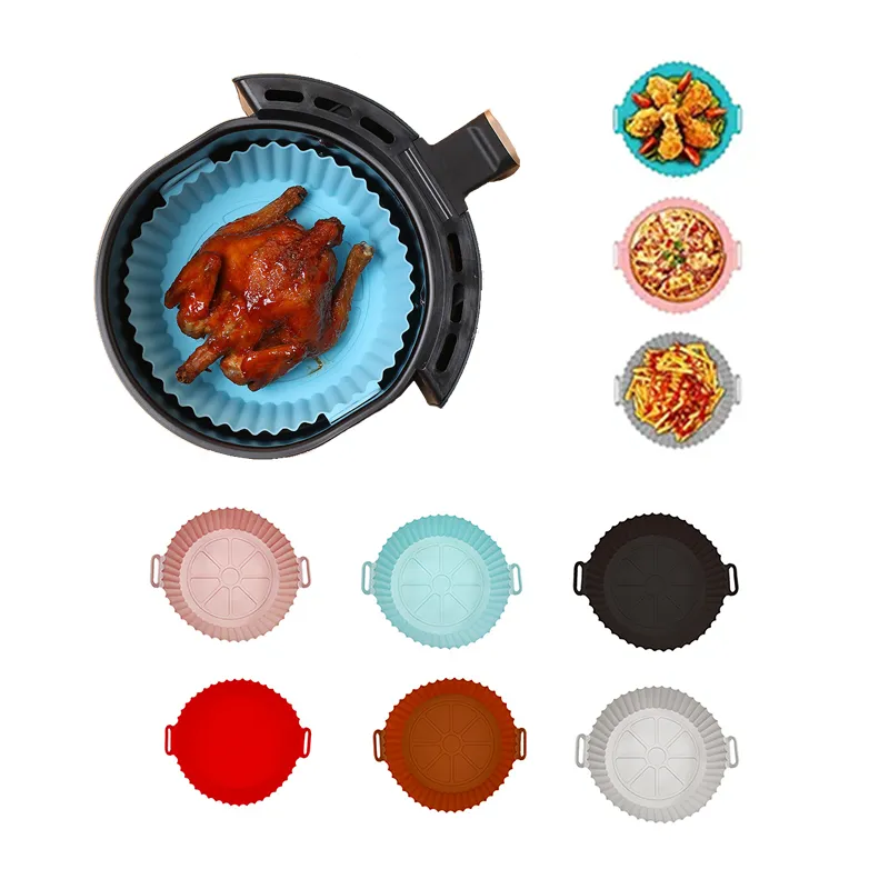 8 Inch Air Fryer Silicone Liners Pot