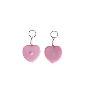 Charming Heart Shaped Tape Ruler Keychain 29