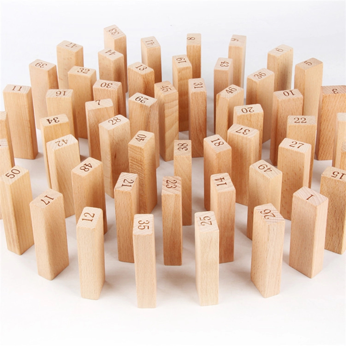 Cool Toys Timber Tower Wood Block Stacking Game (54 Pieces) 4